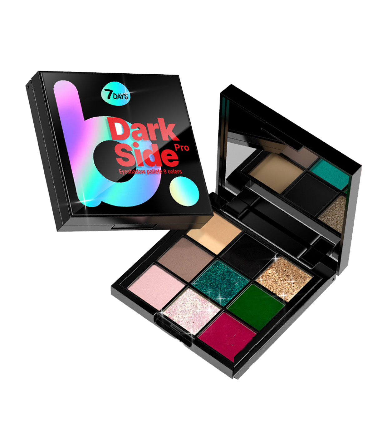 Buy 7DAYS Dark Side Shadow Palette 01 Black Mamba