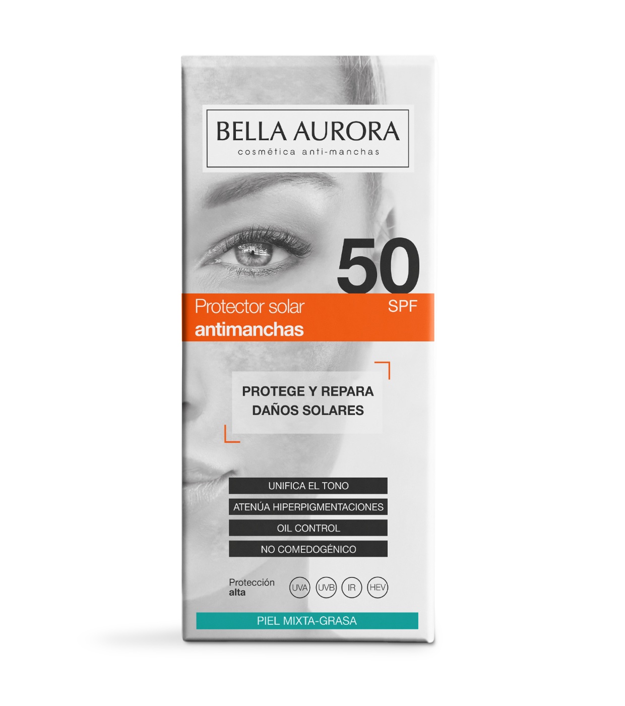 Buy Bella Aurora - Anti-blemish sunscreen SPF50 + - Combination-oily skin