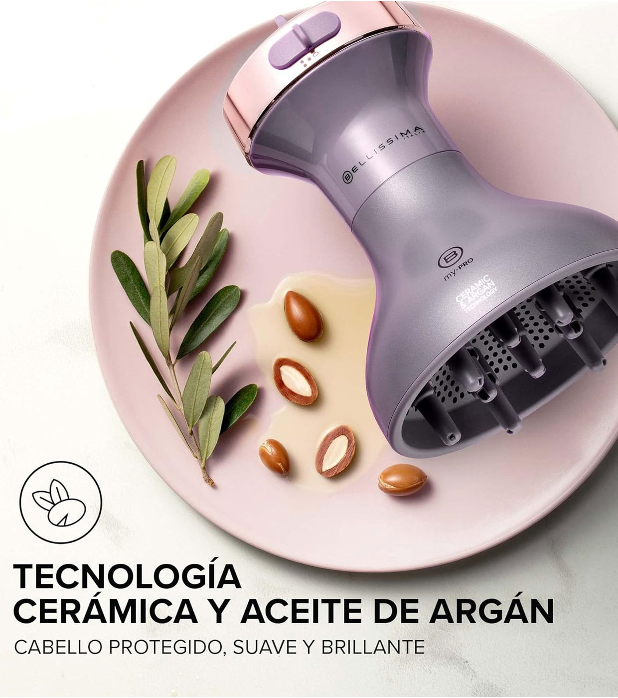 Difusor de aire caliente Bellissima Ceramic y Argan Oil