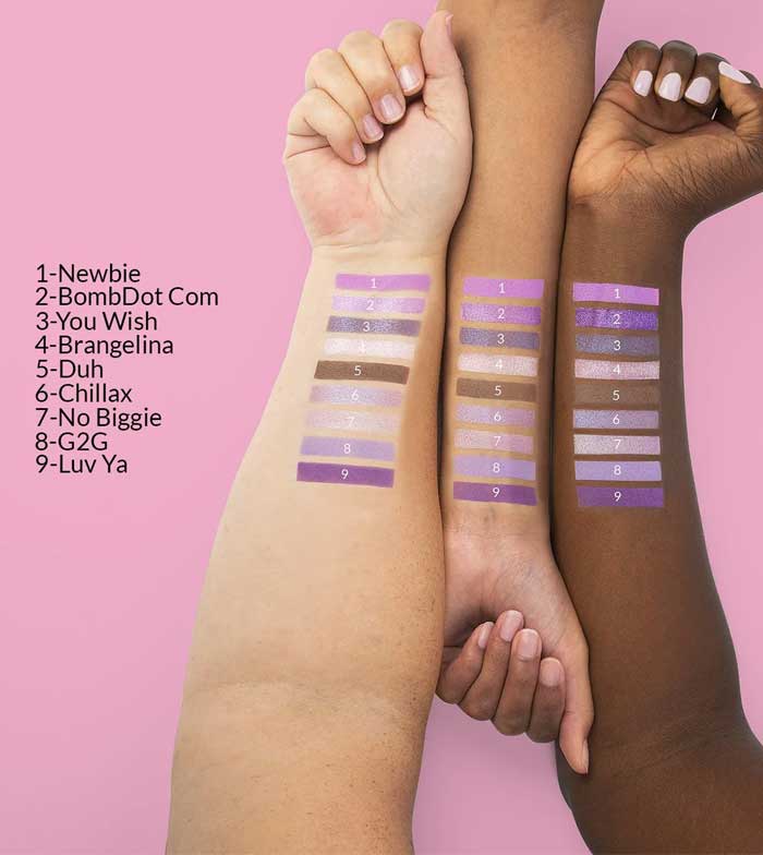 BH Cosmetics - *Totally Plastic* - Iggy Azalea Mini Eyeshadow Palette -  Purple platforms