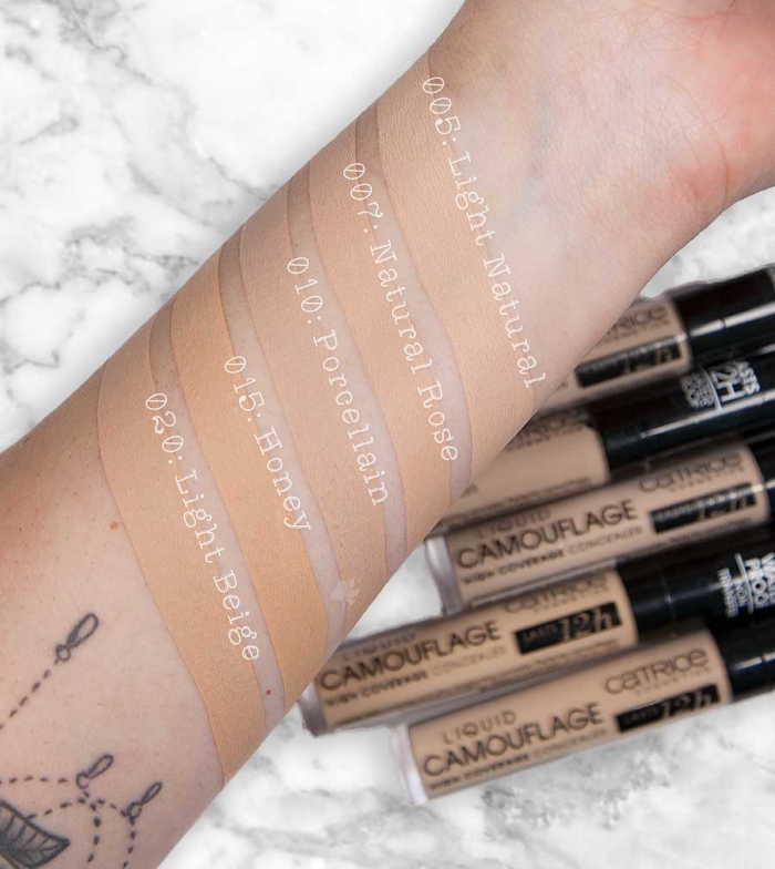 catrice concealer match for nars custard