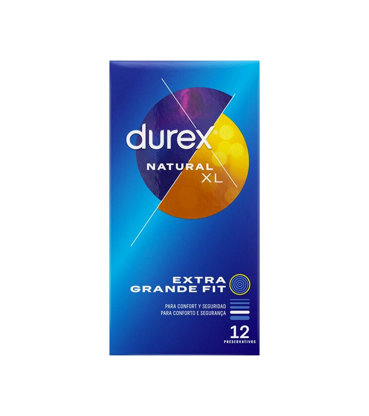Preservativos: DUREX PRESERVATIVO NATURAL XL (12 U)