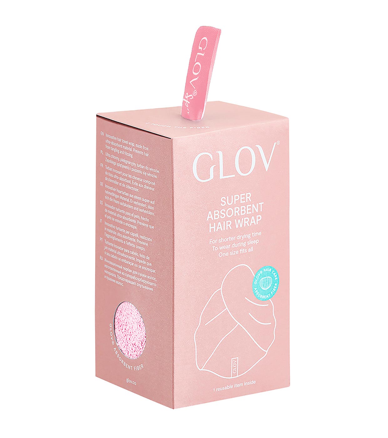 Buy GLOV - Microfiber hair towel Wrap - Pink | Maquibeauty