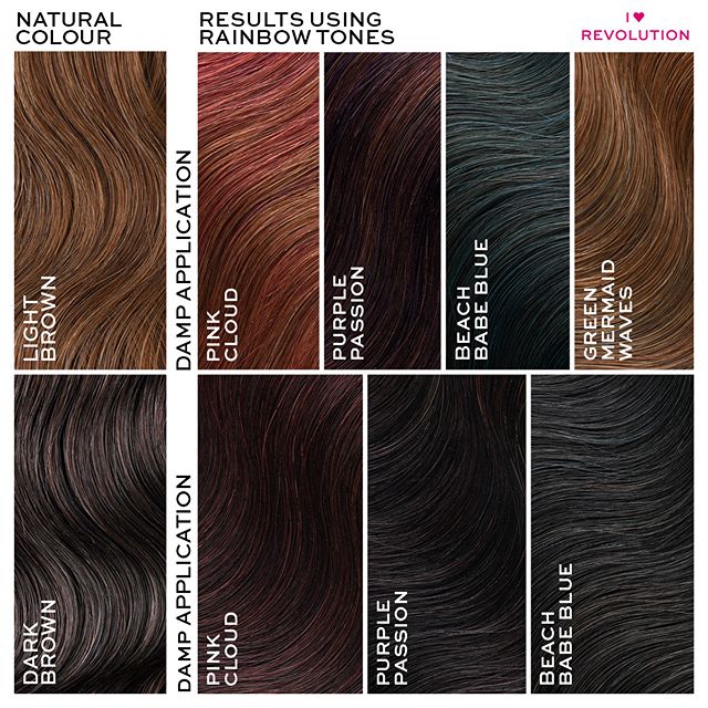 Buy I Heart Revolution Rainbow Tones Semi Permanent Coloring