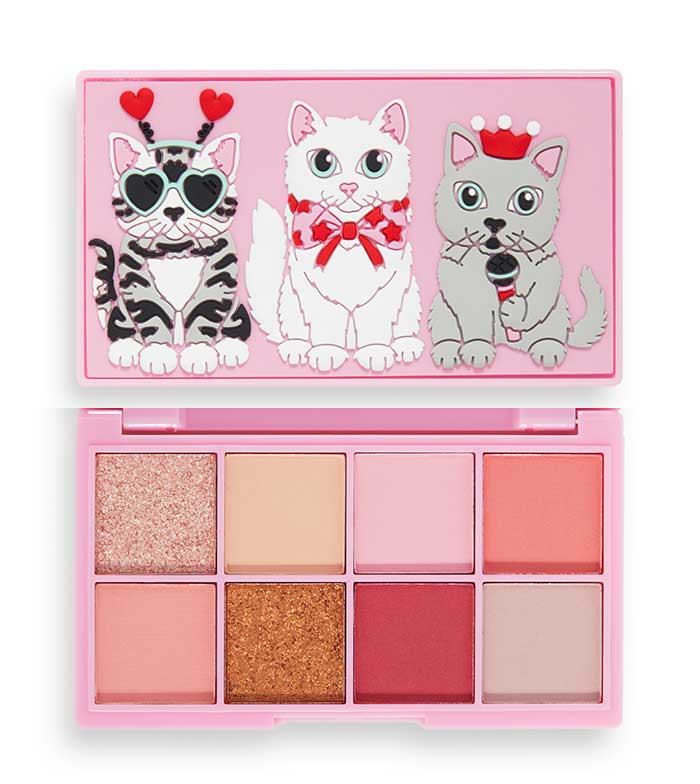 Buy I Heart Revolution - *Party Pets* - Eyeshadow Palette Karaoke Kittens -  Welcome to the party Rascal, Luna & Cookie! | Maquibeauty