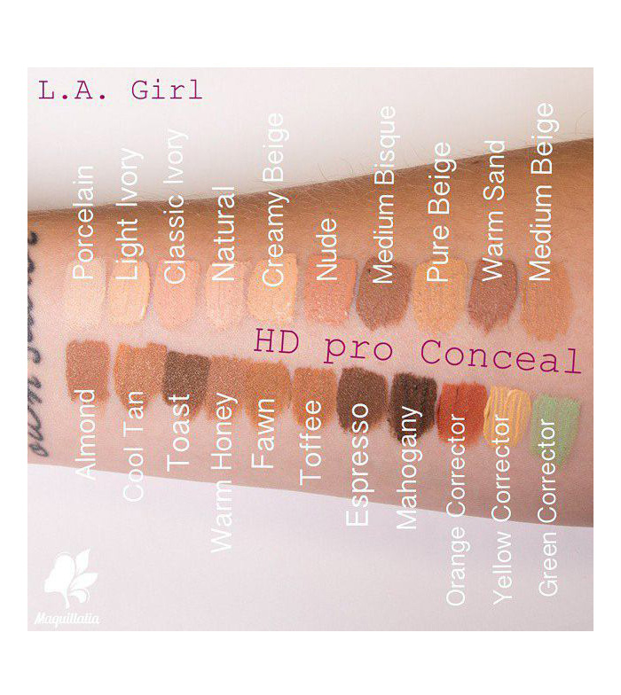 Buy L.A. Girl Liquid Pro Concealer HD High-definition GC970 Light Ivory | Maquibeauty