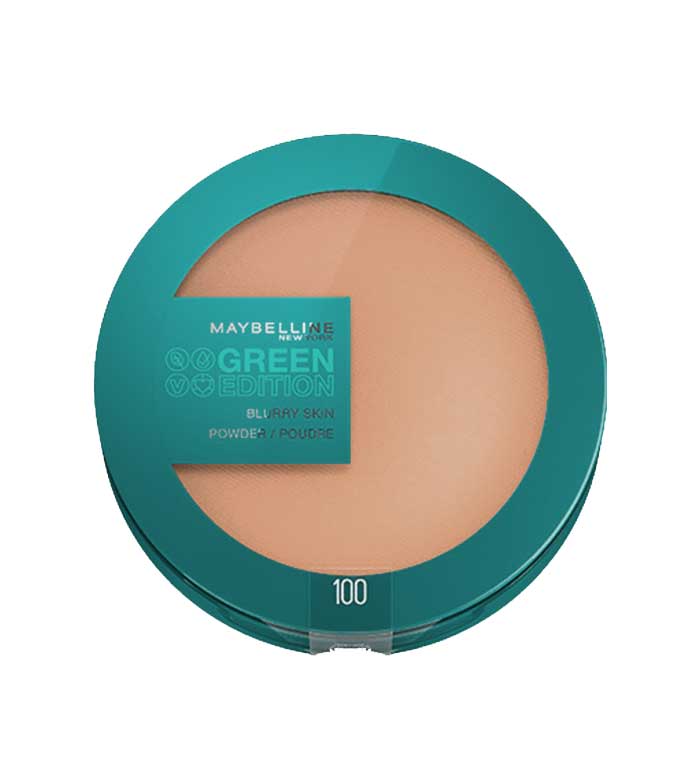 Buy Maybelline - *Green Edition* - Maquillalia Blurry 100 - | Skin Powder Compact