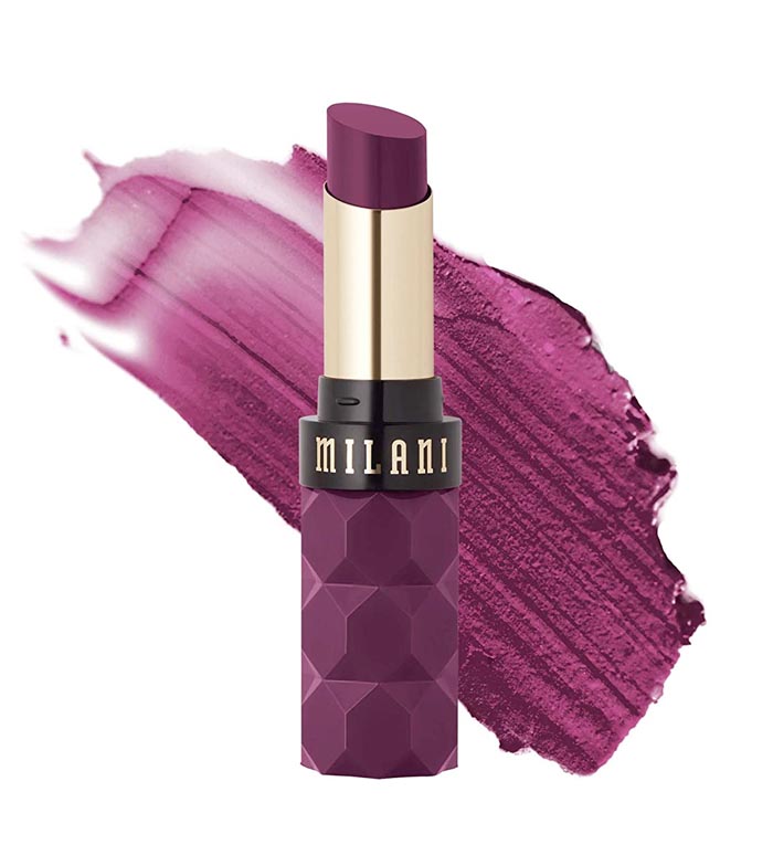 milani purple lipstick