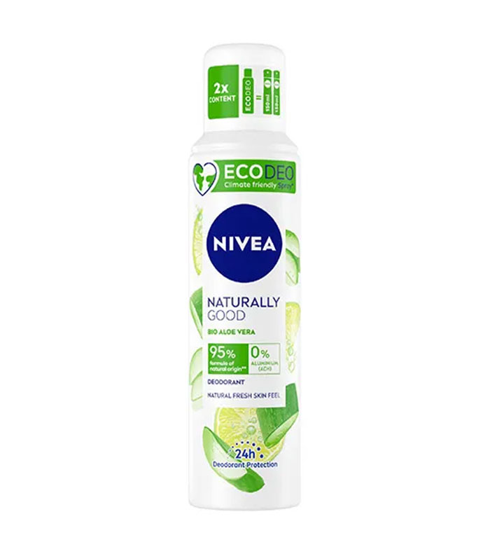 træfning Ironisk Autonom Buy Nivea - *Naturally Good* - Bio Aloe Vera Deodorant Spray | Maquibeauty