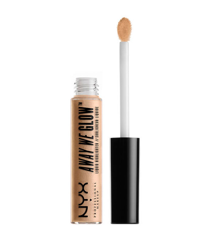 nyx professional makeup away we glow liquid highlighter