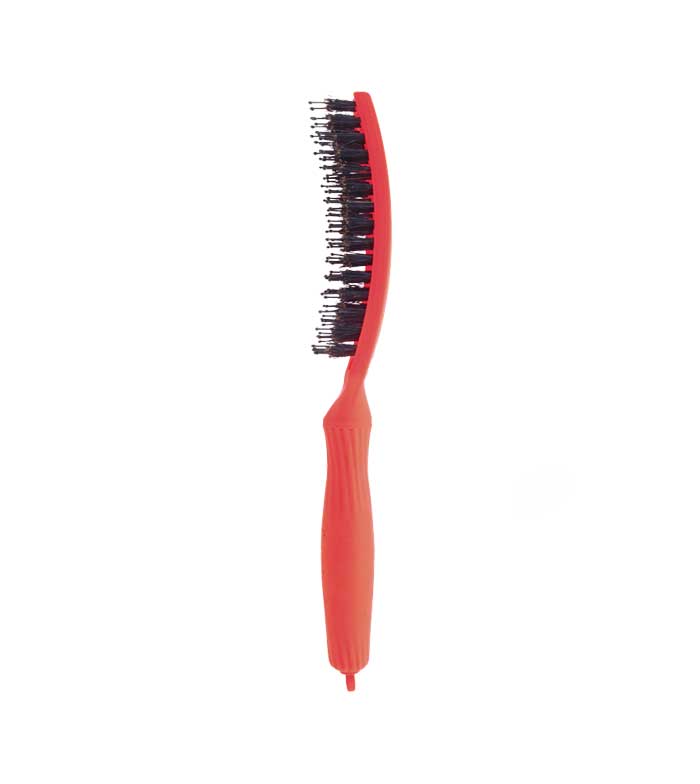 Buy Olivia Garden | - Neon Orange Hairbrush Medium Fingerbrush Maquillalia - Combo