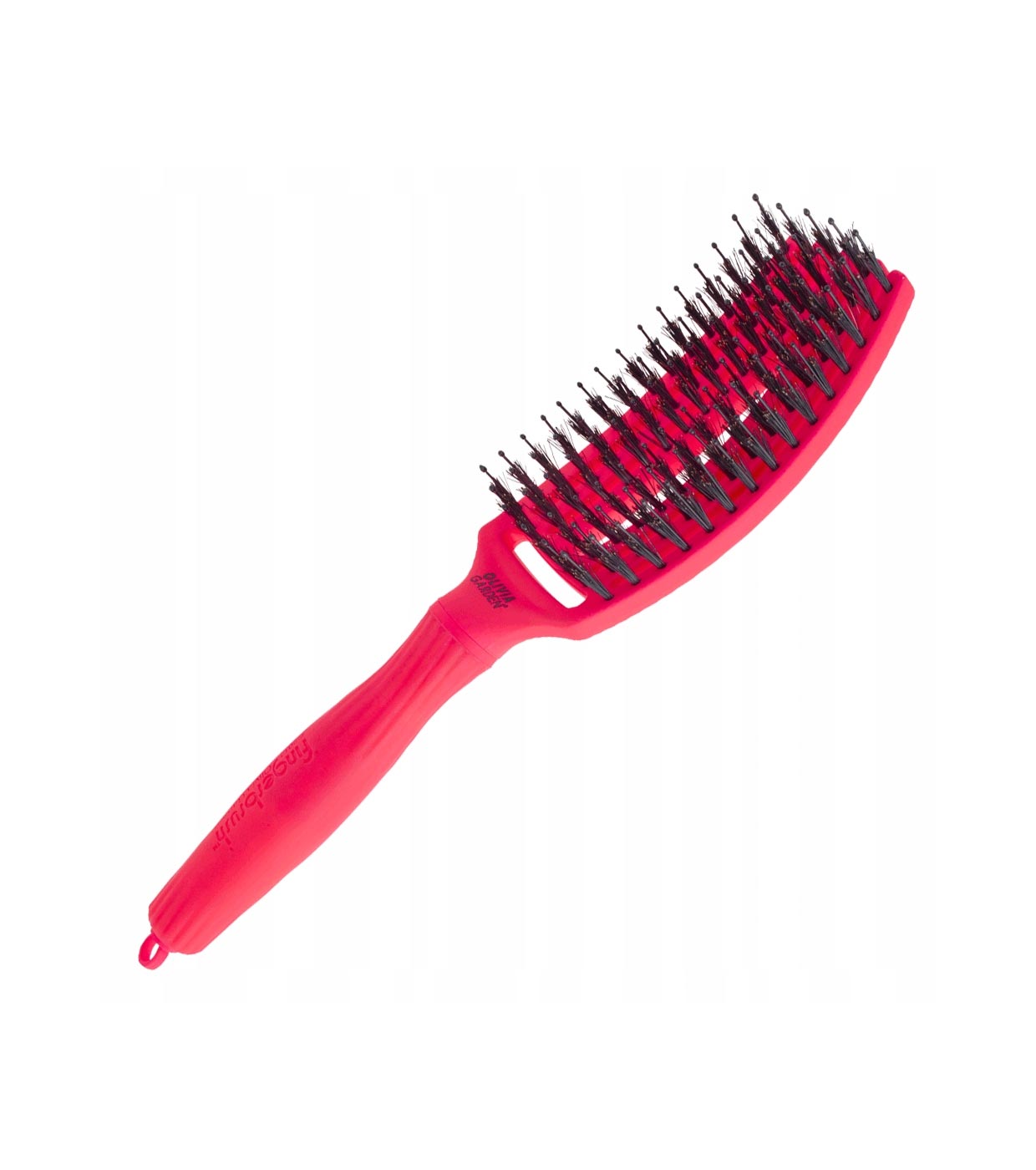 Olivia Pink Hairbrush - | Maquillalia Garden Medium Neon Buy Combo Fingerbrush -