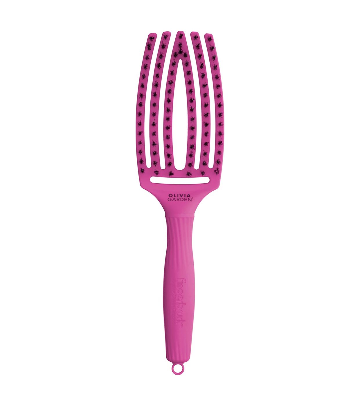 Buy Olivia Garden Hairbrush - Combo Fingerbrush Think Maquillalia | Pink & Medium