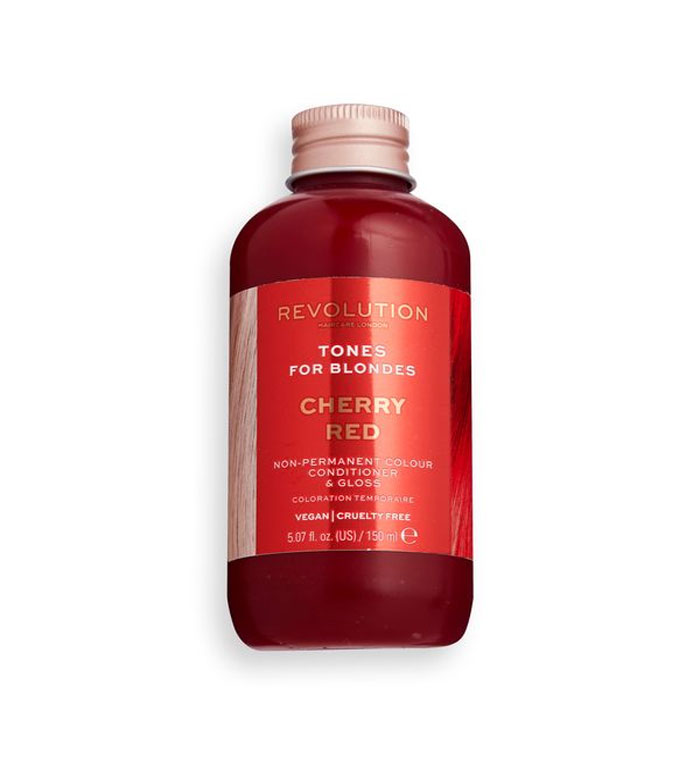 Buy Revolution Haircare - Semi-permanent coloring for blonde hair Hair  Tones - Cherry Red | Maquibeauty
