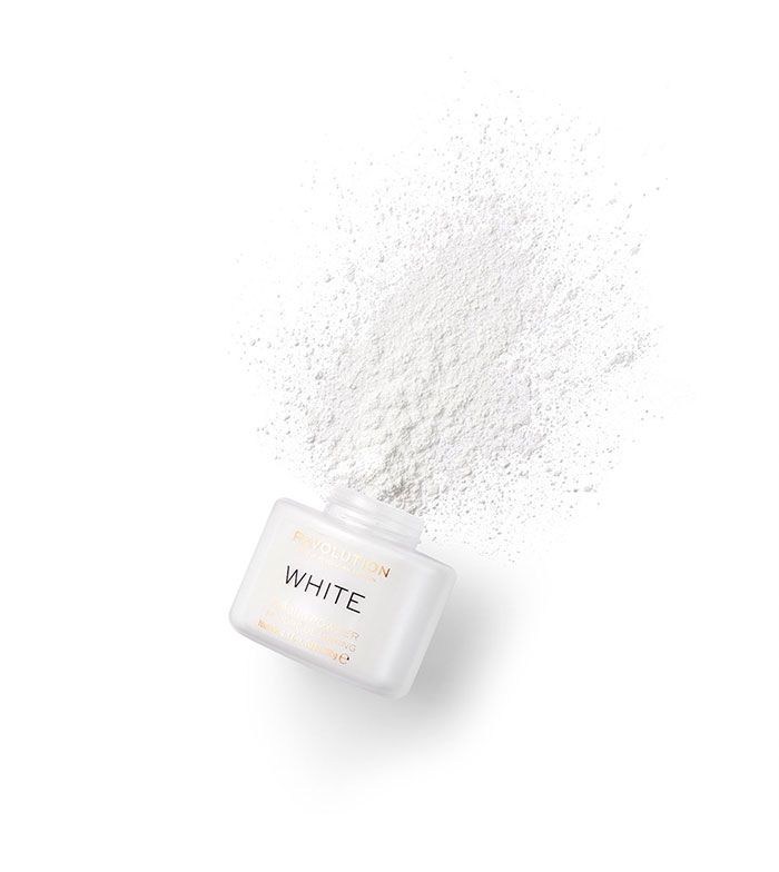 Buy Revolution Loose Baking Powder White Maquibeauty