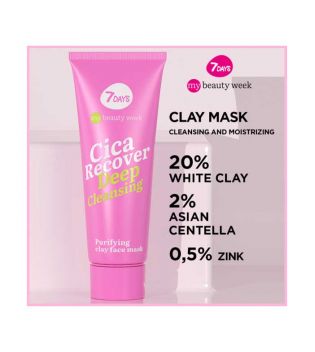 7DAYS - *My Beauty Week* - Purifying Clay Face Mask Cica Recover