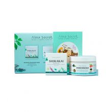 Alma Secret - Solid shampoo gift set Shikakai + mask Extreme Repair