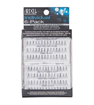 Ardell - Duralash Individual False Eyelashes Pack - Knot-free Naturals: Long Black