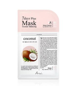 Ariul - Face Mask 7 Days Plus - Coconut
