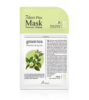 Ariul - Face Mask 7 Days Plus - Green Tea