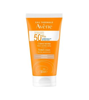 Avène - Tinted Sunscreen SPF50 + - Dry Sensitive Skin