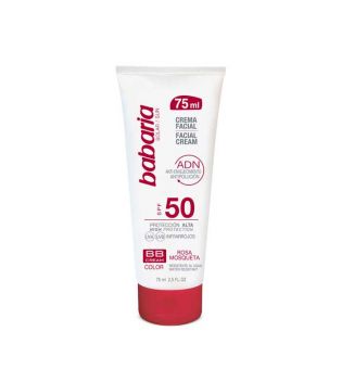 Babaria - BB sun protection facial cream cream SPF50 75ml - Rosehip