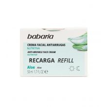 Babaria - Refill anti-wrinkle facial cream - Aloe vera
