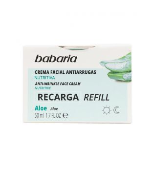 Babaria - Refill anti-wrinkle facial cream - Aloe vera