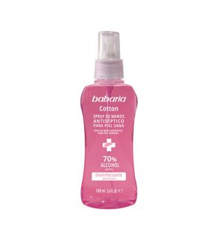 Babaria - Hydroalcoholic hand spray - Cotton and Rosehip