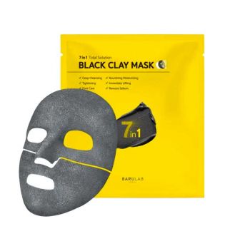 Barulab - Clay Face Mask 7 in 1 Total Solution - Black Clay