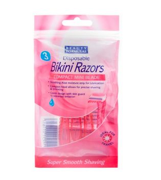 Beauty Formulas - 3 Disposable razors for Bikini area