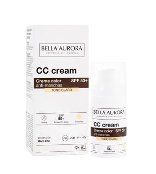 Bella Aurora - CC Cream anti-spots SPF50 + - Light Tone