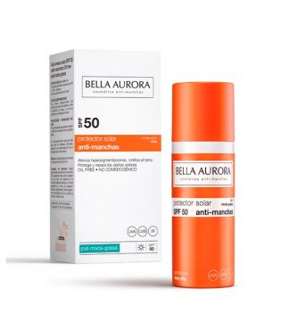 Bella Aurora - Anti-blemish sunscreen SPF50 + - Combination-oily skin