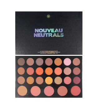 BH Cosmetics - Blush and Shadow Palette - Noveau Neutrals