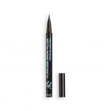 BH Cosmetics - Eyebrow pencil Flawless Brow Filler Pen - Ebony