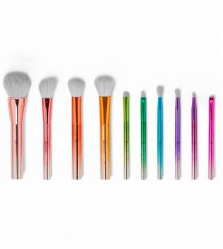 BH Cosmetics - Set of 10 face and eye brushes Take me back to Brazil