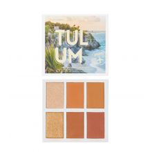 BH Cosmetics - *Travel Series* - Bronzer and Highlighter Palette - Tanned in Tulum