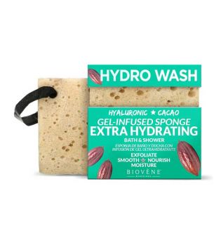 Biovène - Bath and shower sponge gel - Hyaluronic acid and cocoa