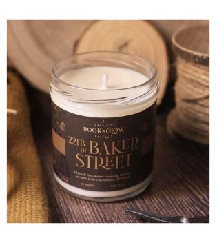 Book and Glow - *Remarkable Worlds* - Vegan Soy Candle - Baker Street 221B