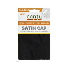 Cantu - Satin Lined Hair Cap Satin Cap - Black