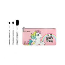 Catrice - *My Little Pony* - Set of face brushes and cosmetic bag