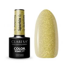 Claresa - Semi-permanent nail polish Soak off - 06: Sparkle