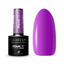 Claresa - Semi-permanent nail polish Soak off - 12: Neon
