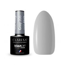 Claresa - Semi-permanent nail polish Soak off - 206: Gray