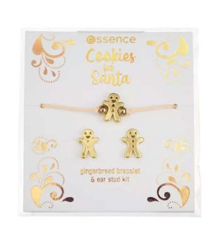 essence - *Cookies for Santa* - Bracelet and earring set Gingerbread