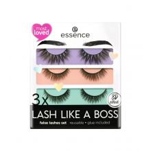 essence - False Eyelashes Set 3 x Lash Like A Boss - 01: My most loved lashes