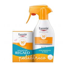 Eucerin - Pack Sunscreen for children Sensitive Protect SPF50 50ml + Spray SPF50+ 300ml