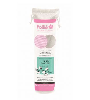 EuroStil - Pollié Make-up remover cotton pads - 80 units