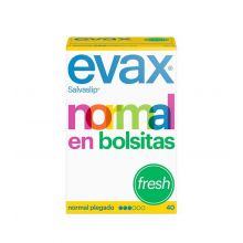 Evax - Normal fresh panty liner in bags - 40 units