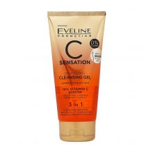Eveline Cosmetics - Revitalizing facial cleansing gel C Sensation - Combination and oily skin